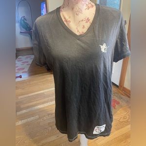 Authentic True Religion Black Faded Ombre Shirt